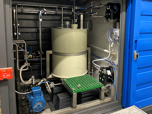 PAA dosing system